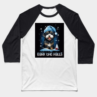 Bark The Halls Baseball T-Shirt